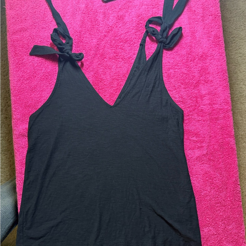 Express Black Tie-Strap Camisole